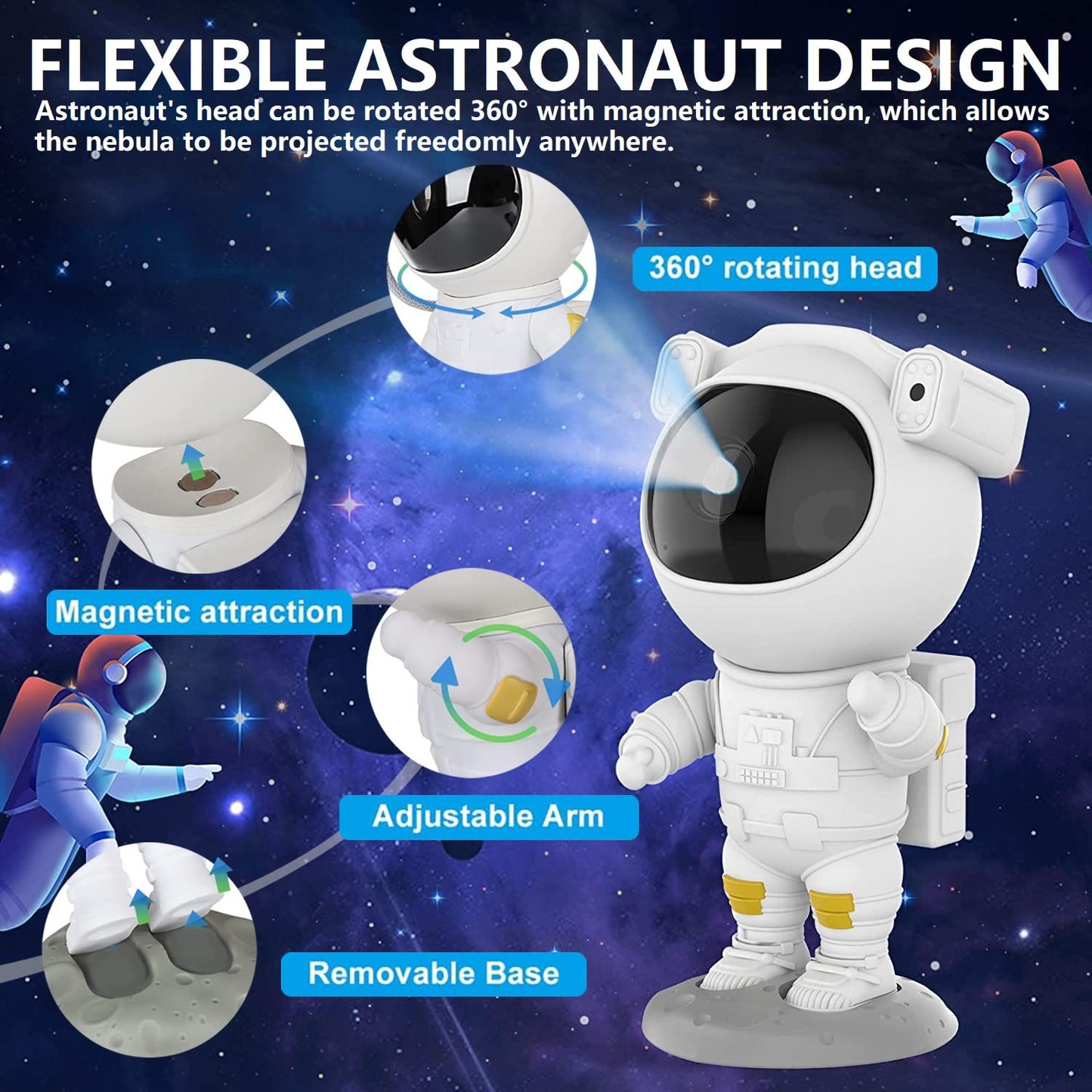 Astronaut Galaxy Projector