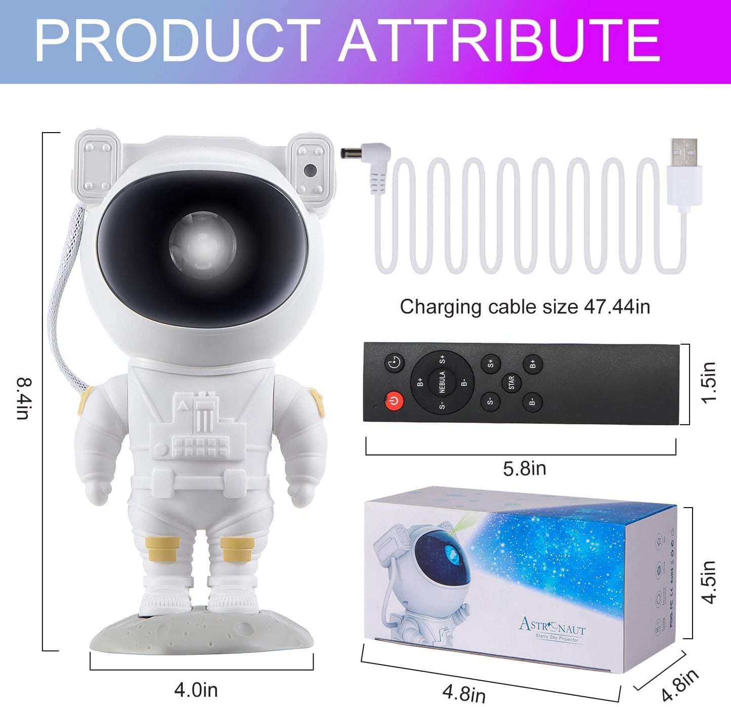 Astronaut Galaxy Projector