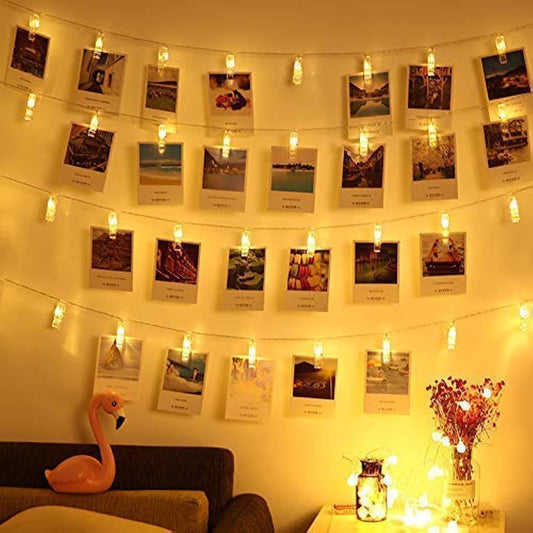 Photo Clip LED String Lights for Photo Hanging