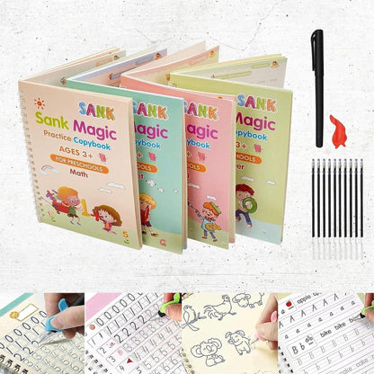 SANK Magic Practice Calligraphy Copybook for Kids - BUY 1 GET 1 FREE