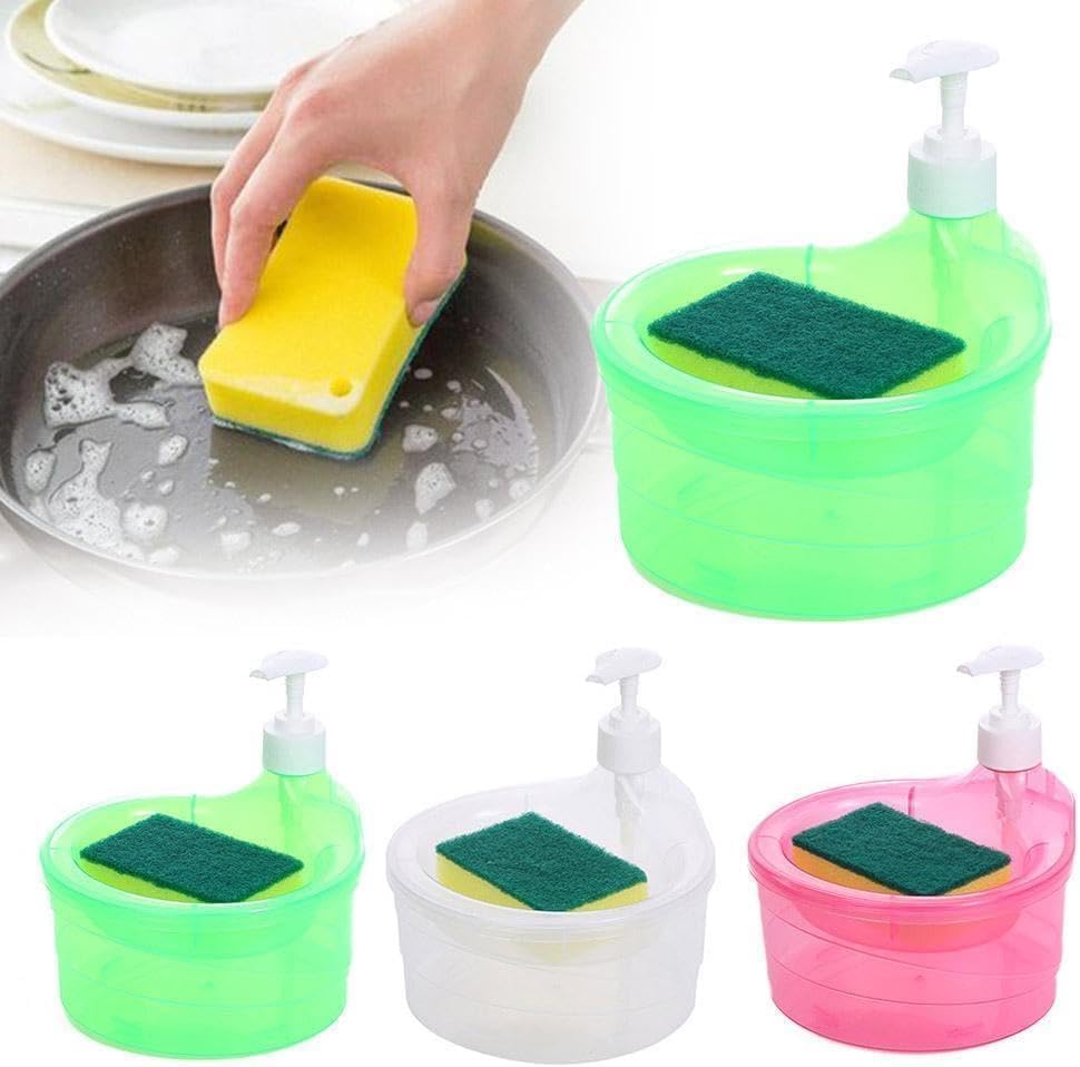 2 in 1 Liquid Soap Dispenser for Kitchen