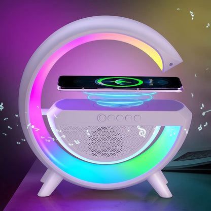 G-Shape LED Wireless Charging Speaker