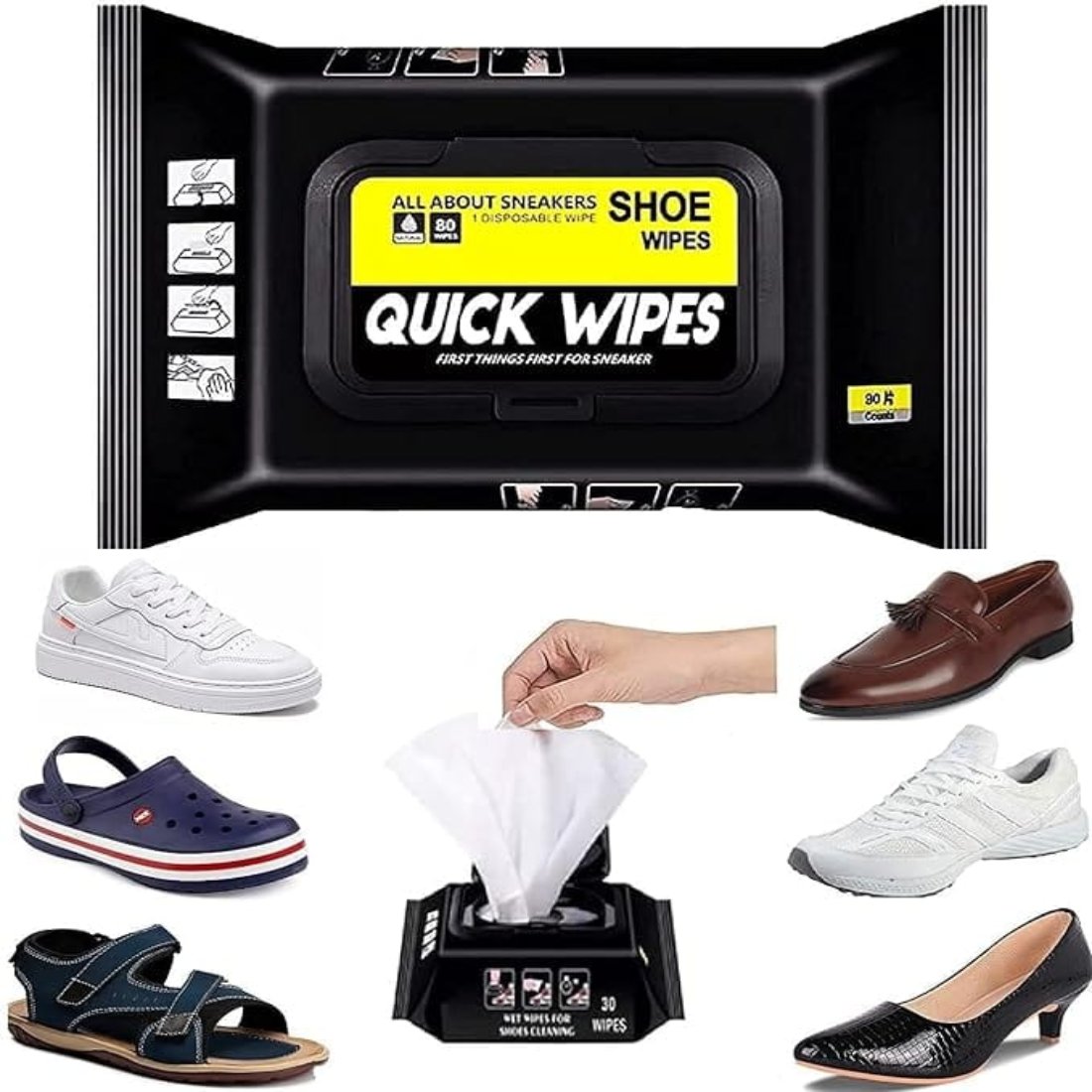 Shoe Cleaning Wipes (Buy 1 & Get 1 Free)