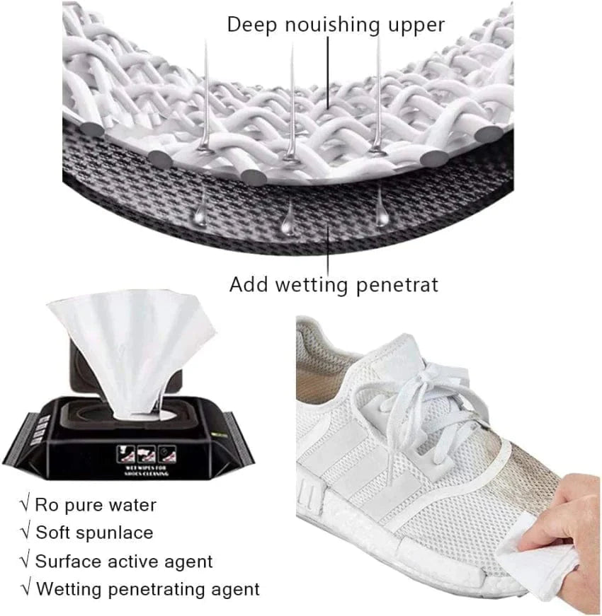 Shoe Cleaning Wipes (Buy 1 & Get 1 Free)